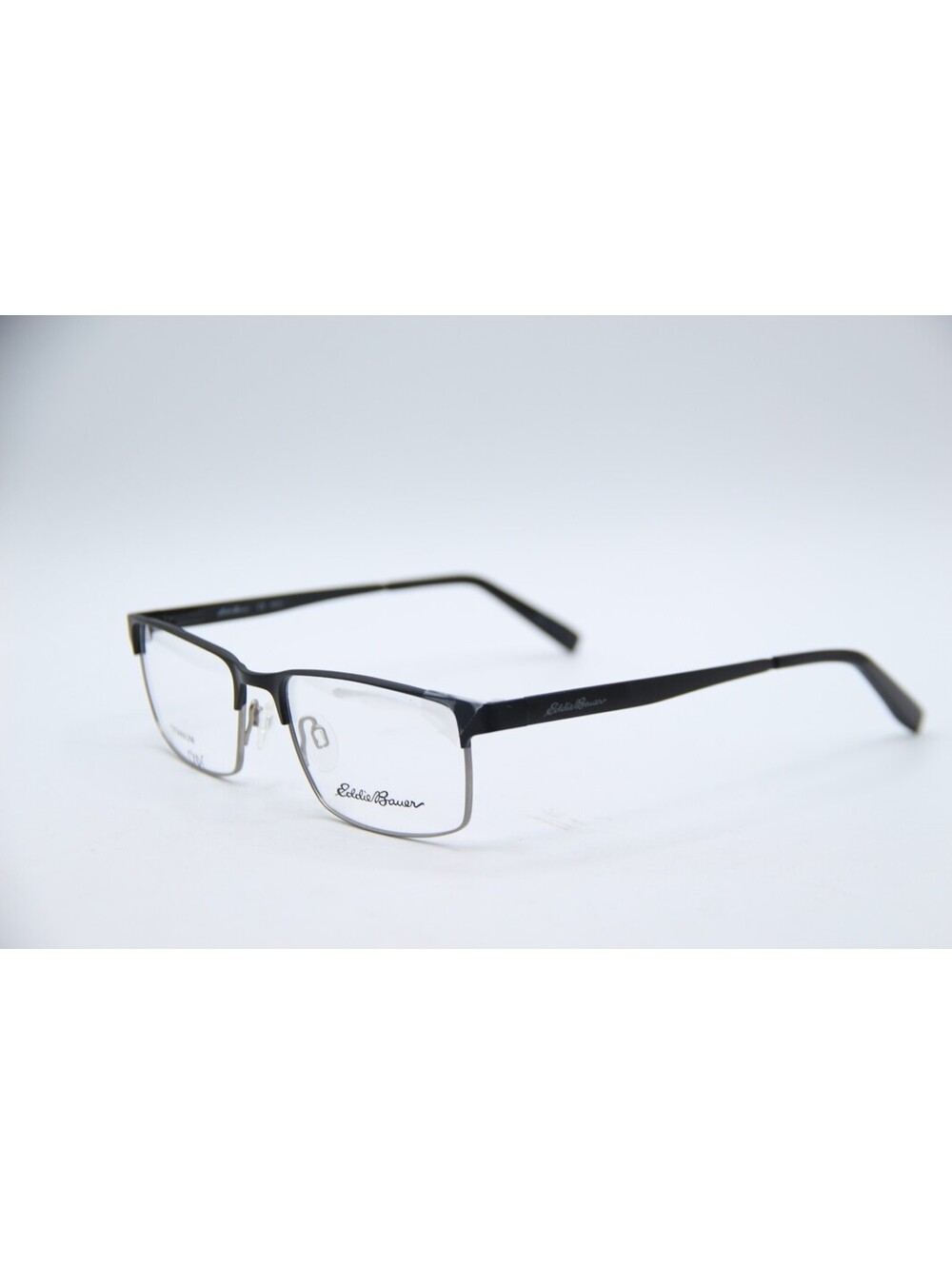 Eddie Bauer Eb32030 Bk Black Gray Authentic Frames Eyeglasses 56-18